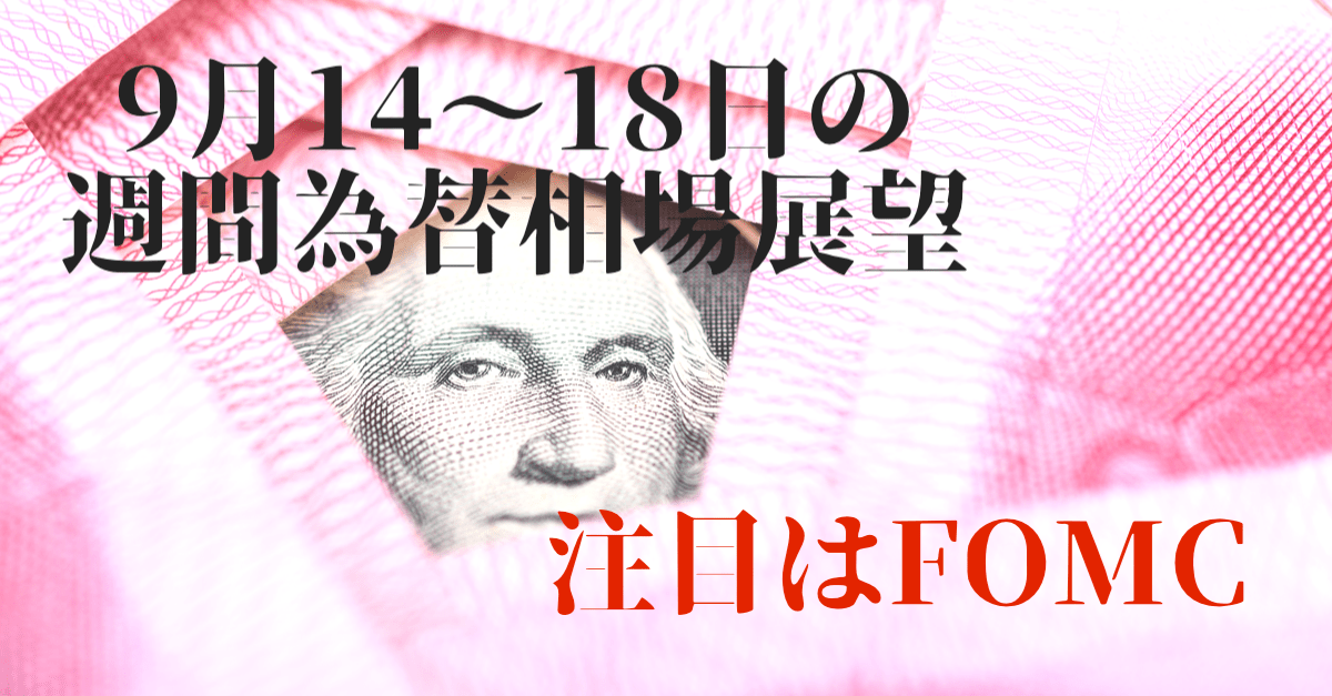 【為替】今週はFOMCに注目!基本的にはドル安想定だがポンドの動向も…【9月14〜18日の週間相場展望】