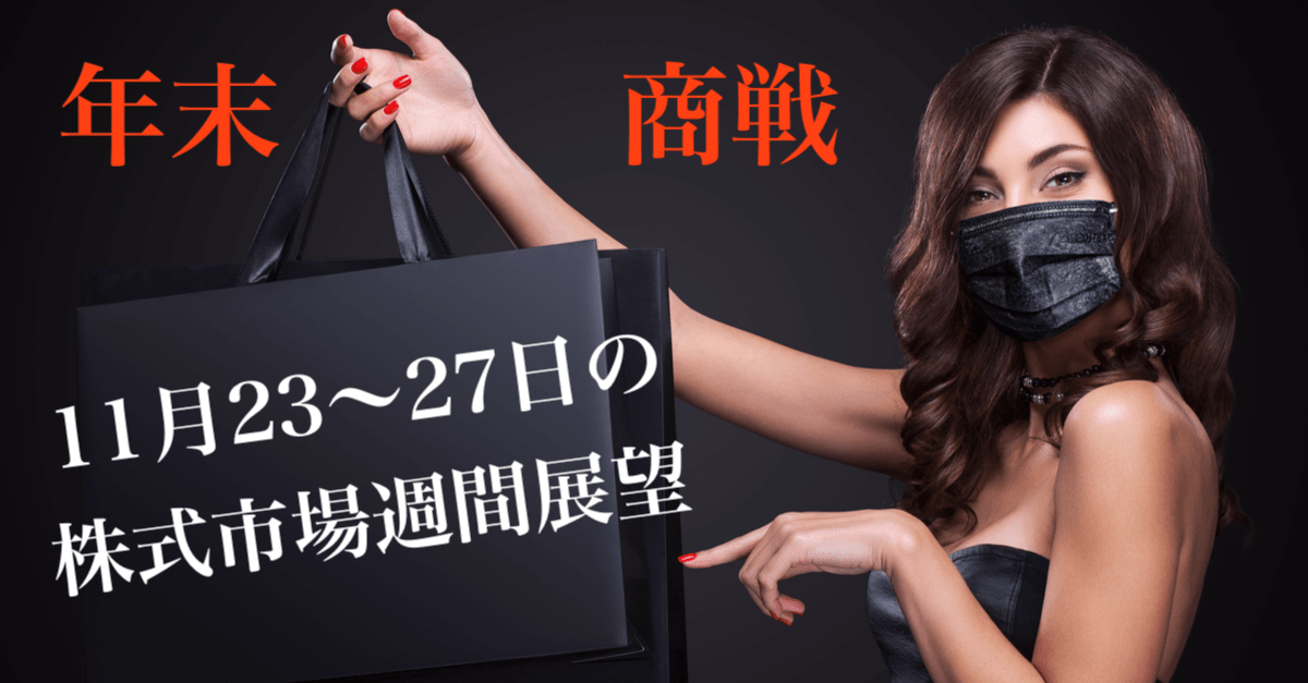 【株】ワクチン期待とコロナ第2波の綱引き継続!今後は年末商戦、ブラックフライデーが焦点か?【11月23〜27日の週間相場展望】