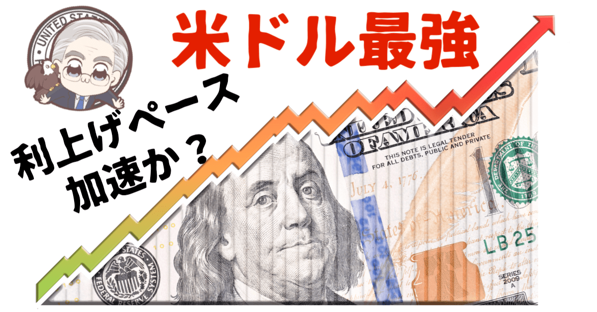【為替】FRBの利上げ加速を織り込む流れ!しばらく米ドル高は避けられない見通し【11月25〜26日のトレード戦略】