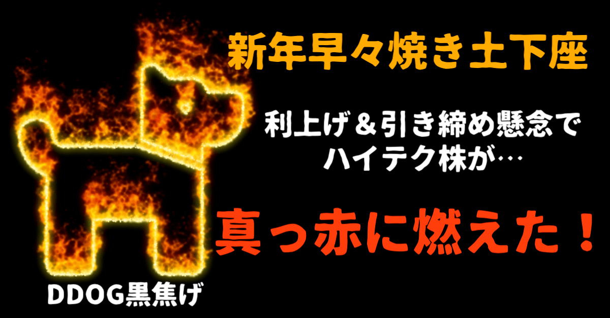 【米国株】引き締め、利上げ懸念でハイテク・グロース売り!6日早朝のFOMC議事要旨公表の展望は?【1月5〜6日のトレード戦略】