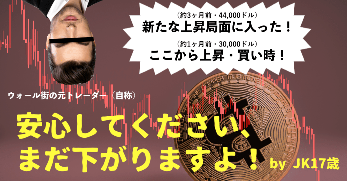 【BTC】ビットコインはまだまだ下がる?暴落止まらぬ仮想通貨の今後の展望解説【6月20日】