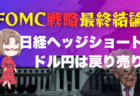 利下げ幅は0.25%か0.50%か？FOMC前にドル円反発！戻りを確認してショート→9月18日