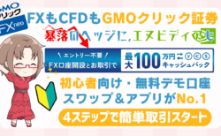 PR/FXも日本株もできるGMOクリック証券！外国株CFDなら4,000円でエヌビディア投資も