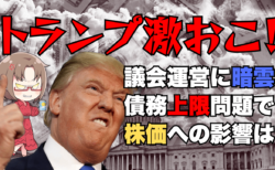 【緊急解説】トランプ新政権で再燃！2025年債務上限問題と米議会の行方、株価への影響は？→12月30日