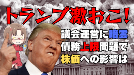 【緊急解説】トランプ新政権で再燃！2025年債務上限問題と米議会の行方、株価への影響は？→12月30日