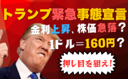 【1ドル＝160円へ】トランプ緊急事態宣言で米金利急騰→株価下落！押し目の理由を徹底解説/1月9日