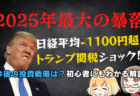 【トランプ砲】米国株・日経平均が大暴落！どこまで下がる？優先して買うべき銘柄は？今後の投資戦略を解説→2月28日