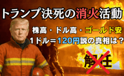 トランプ“火消し”で米国市場リバウンド、株高・ドル高・ゴールド安！日米財務相会合で1ドル＝120円説は本当か？/4月23日