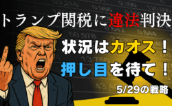 トランプ関税に新展開！違法判決後の米国市場・株・為替とM7・MMFから読む今後の投資戦略