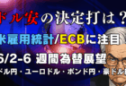 【今週の為替展望】ドル安加速も決定打待ち？米雇用統計・ECB理事会と主要通貨ペア戦略/6月2日の週