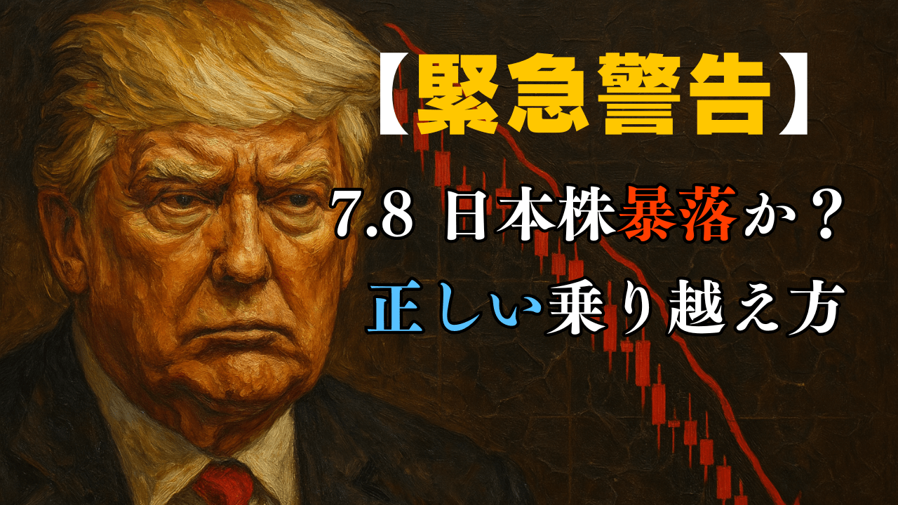 【緊急警告】7月8日、トランプ関税通知で日本株は暴落か?3つのシナリオと資産防衛戦略