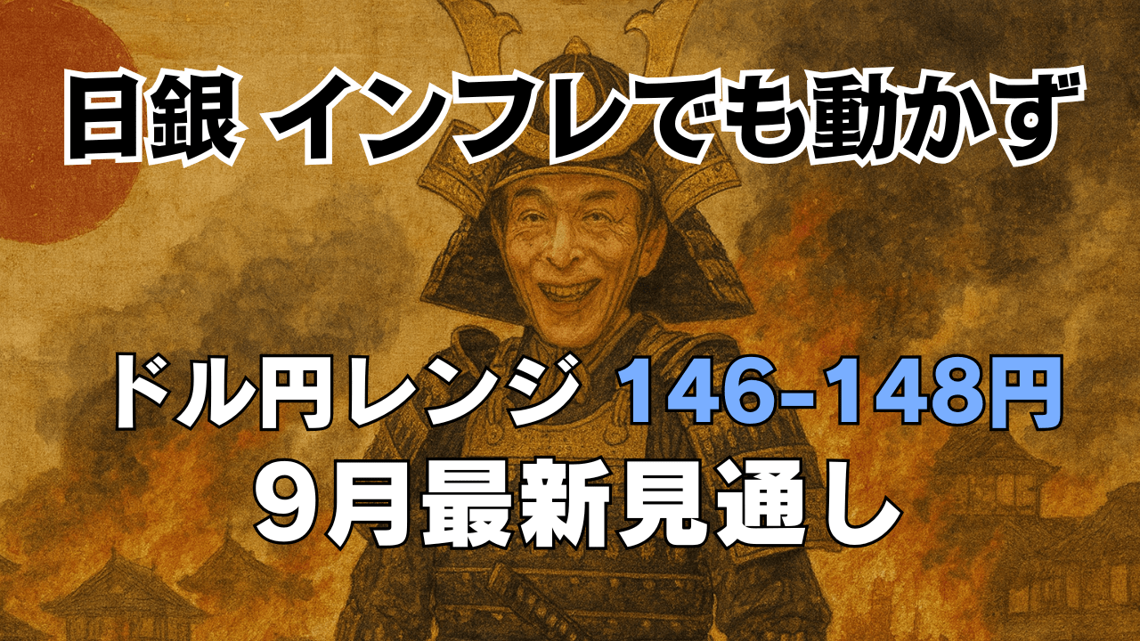日銀の利上げは当面なし？インフレはさらに加速！ドル円予想とレンジ相場の攻略法