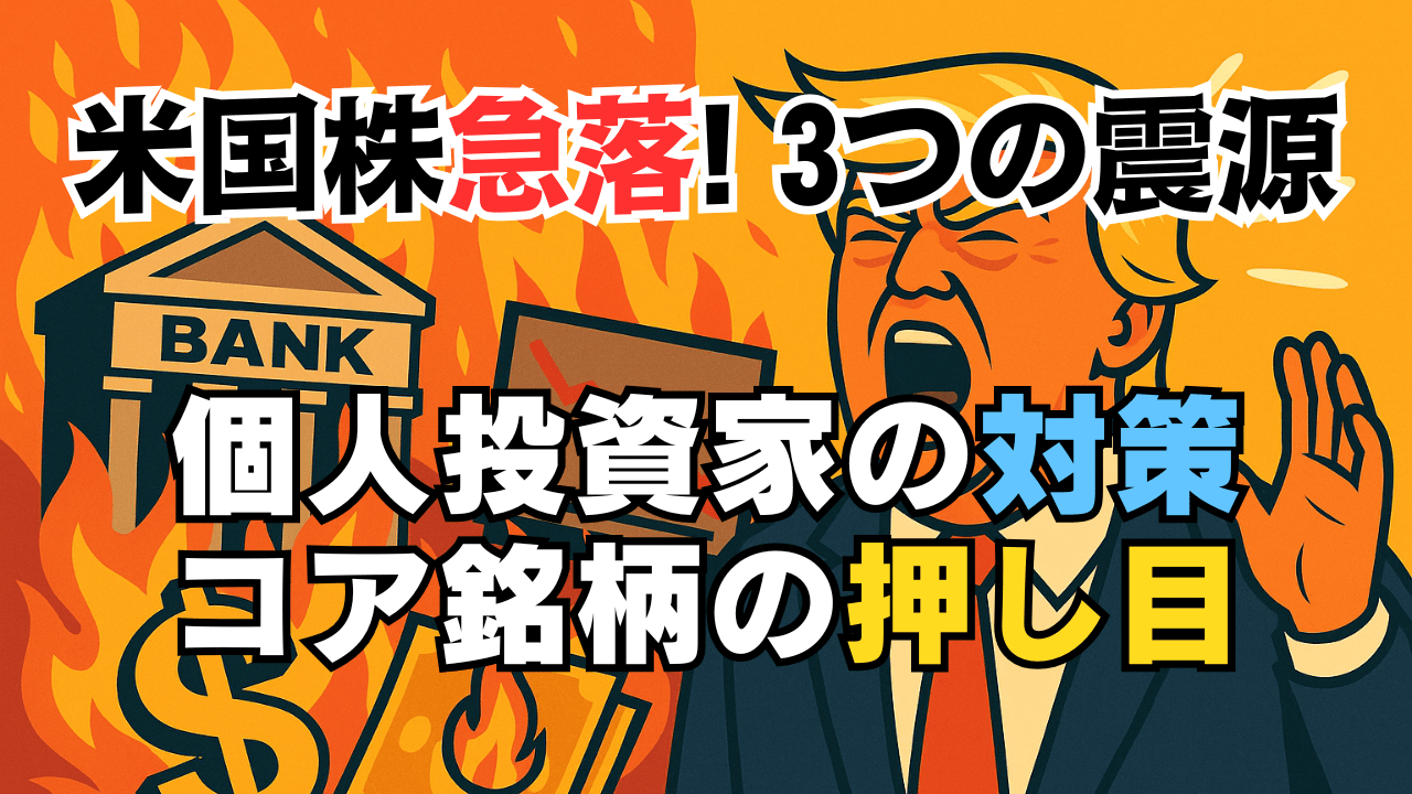【米国株先物急落】『押し目』かバブル『崩壊』か?市場を揺らす3つの要因と次の一手→10/17