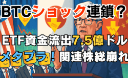 【速報】世界同時リスクオフ？米中摩擦×日本政局で日経平均急落・米国株安・金下落！→10/14