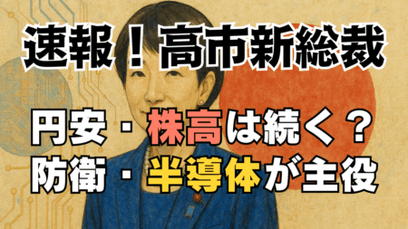 【速報】高市新総裁で市場どう動く？円安・株高と『いま買う株』をやさしく解説→10/4最新
