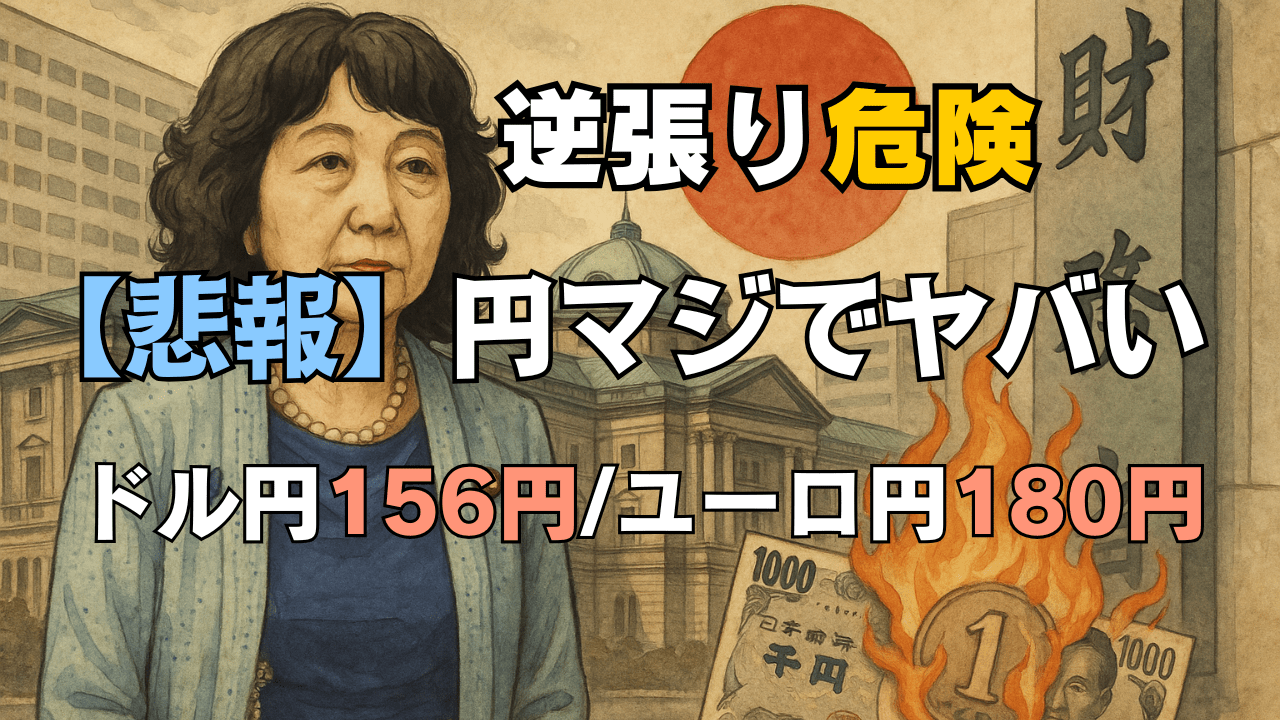【11/20速報】円安ヤバイ!ドル円160円はあるか?止まらない5つの構造要因とまだ間に合うトレンドフォロー戦略