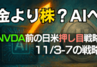 【NVDA決算前】弱気はコスト！今週の日米株式市場とゴールド（金）をやさしく解説【11/3〜展望】