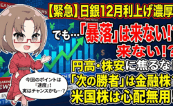 【緊急】日銀12月利上げ『0.75%』へ！ロイターのリーク報道でどう動く？今後のドル円・日本株の完全攻略【12/4】