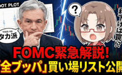 【FOMC】「利下げ」で喜ぶのは素人? 本当の焦点はドット・プロット! S&P500・日経平均の『全ブッパ』買い場水準を完全公開【12/10】