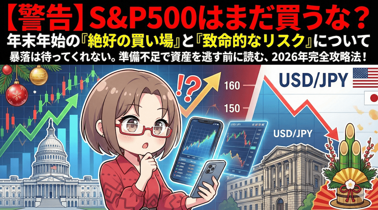 【警告】S&P500はまだ買うな？年末年始の『絶好の買い場』と『致命的なリスク』について