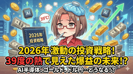39度の高熱で「2026年の相場」が全部見えたので共有！米国株・日本株・ゴールド…一番儲かるのはコレだ！