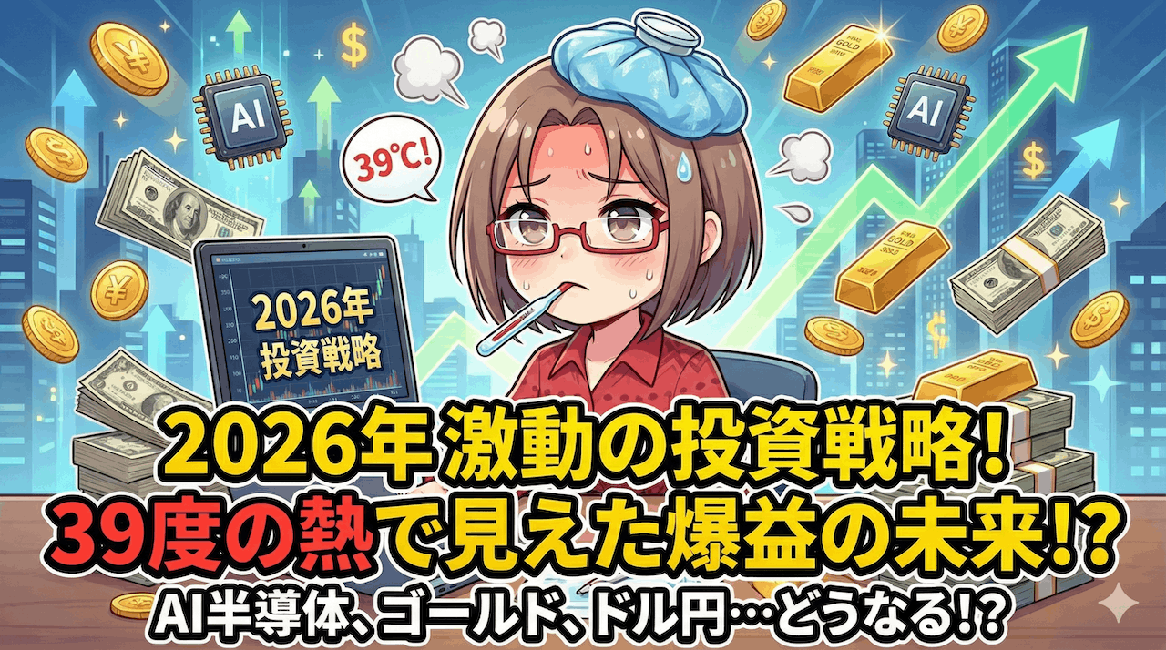 39度の高熱で「2026年の相場」が全部見えたので共有！米国株・日本株・ゴールド…一番儲かるのはコレだ！