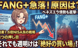 【1億円所得者が倍増】進む「円のトルコリラ化」とFANG+急落の正体！ベネズエラ危機でも週明けに狙う『3つの買い場』/1月5日週の投資戦略