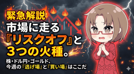 【緊急解説】市場に走る週末リスクオフ3つの火種！株・ドル円・ゴールド、今週の逃げ場と「買い場」はここ【1月26日〜の週】