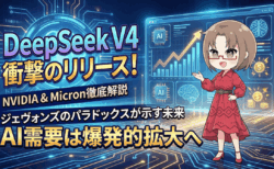 DeepSeek V4の影響は?NVDA300ドル・MU800ドルを正当化する「ジェヴォンズのパラドックス」解説/2月17日