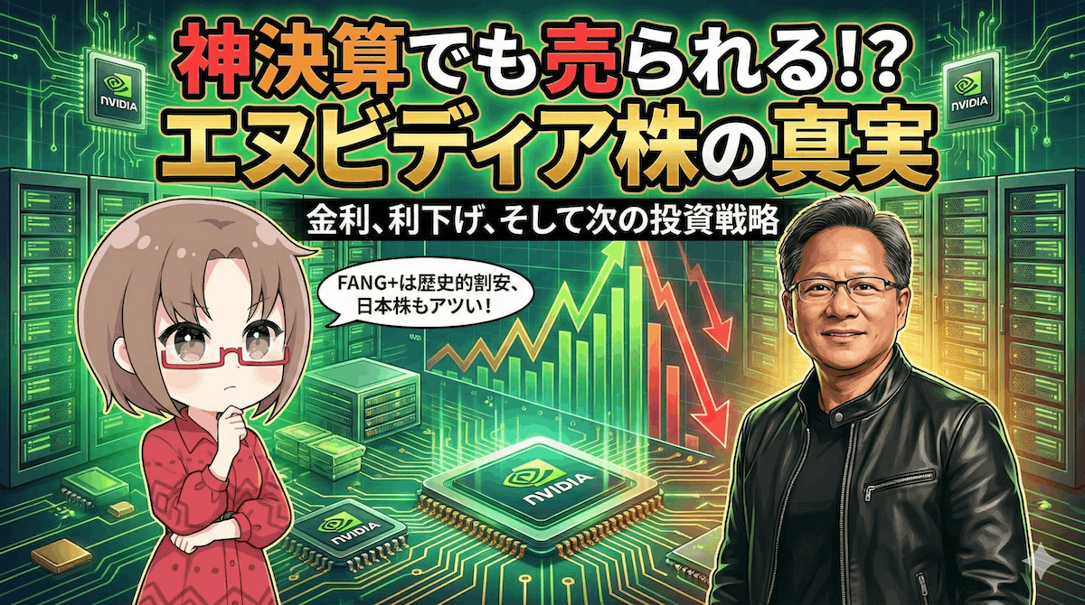 神決算エヌビディア(NVDA)はなぜ売られた?投資家が今すぐ知るべき市場の不安と今後の投資戦略【2/27】