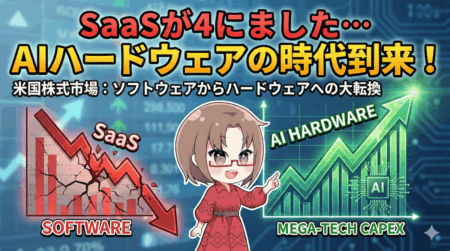 SaaSが4にました！Google27兆円投資で始まる「ソフト→ハード」大移動と、今年仕込むべき「AI勝ち組」4つのレイヤー/2月5日
