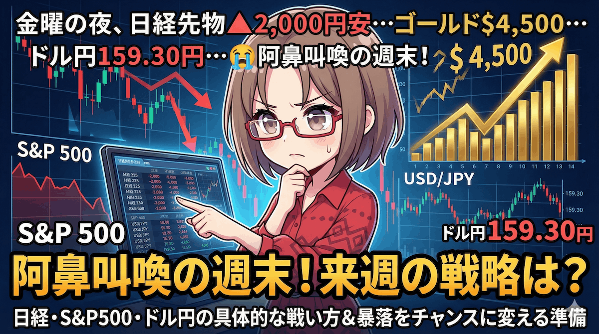 ドル円160円目前、日経急落…押し目か崩壊か?3月23日〜週の相場戦略