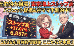【歴史的ストップ高】東京海上HDが急騰した本当の理由！バフェット提携で『世界最強株』になった日【3月24日】