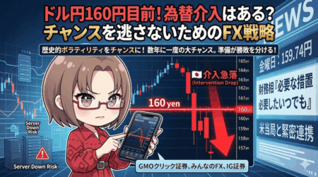ドル円160円目前、為替介入はあるのか？急落前に知るべきFX戦略【完全版】