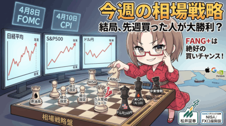 【4月6日〜相場戦略】日経平均5万4000円回復、まだ買い急ぐな！米CPI・FOMC議事録・ドル円160円で読む日本株・米国株の勝ち筋