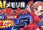 「高すぎる」は早い！爆騰するマイクロン（MU）とサンディスク（SNDK）はまだ買える【5月6日】