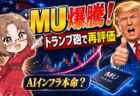 マイクロン株が完全にぶっ壊れました…トランプ大統領が名指しした『AI国家戦略銘柄』MUをまだ買える理由【5月27日】