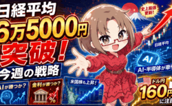 日経平均65,000円突破の異常相場!AI半導体バブルはまだ続く?ドル円160円・米PCEで今週の投資戦略が決まる【5月25日】