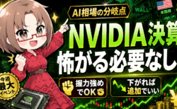 【NVIDIA決算】怖がるな、AI相場はまだ終わらない!下がれば半導体株は絶好の買い場【5月20日】