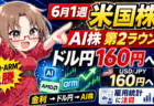 【6/1〜相場戦略】AI株は第2ラウンド突入へ！ドル円160円・雇用統計で相場大荒れの可能性も？【5月31日】
