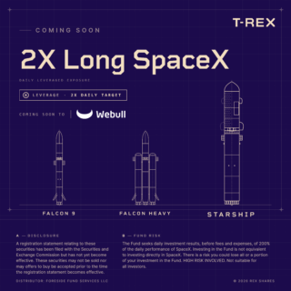【Webull】SpaceX関連のレバレッジETFが話題に！ウィブル証券で取扱予定の2銘柄をチェック【PR】