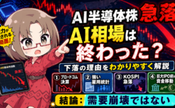 【AI半導体株急落】相場は本当に終わったのか?NVIDIA・MU・AVGOを不安でも握る理由【6月7日】