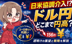 【日米協調介入の衝撃】ドル円は155円を割るのか?米国がユーロを売った理由と週明けの売買戦略【8/3追記あり】
