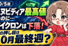 【10/5〜展望】エヌビディア最高値でもマイクロンは売られる！次の押し目は10月最終週？